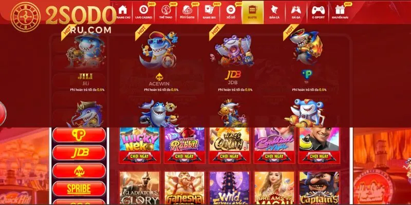 SLOT GAME SODO GIẢI TRÍ THỎA THÍCH SĂN THƯỞNG MỖI NGÀY